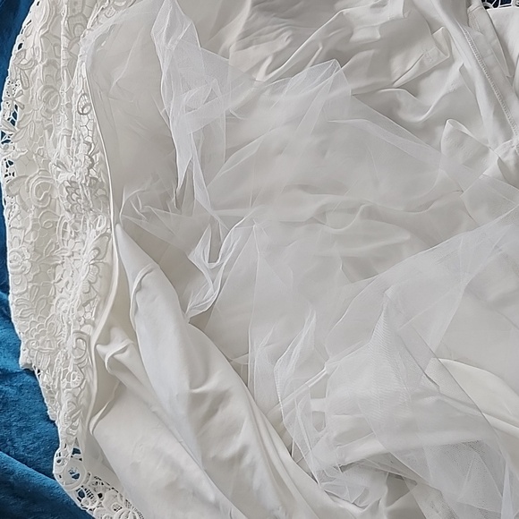 White lace midi dress NWT - Picture 4 of 6